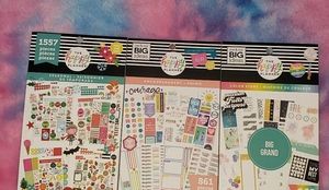 3 Brand New Happy Planner Sticker Books
